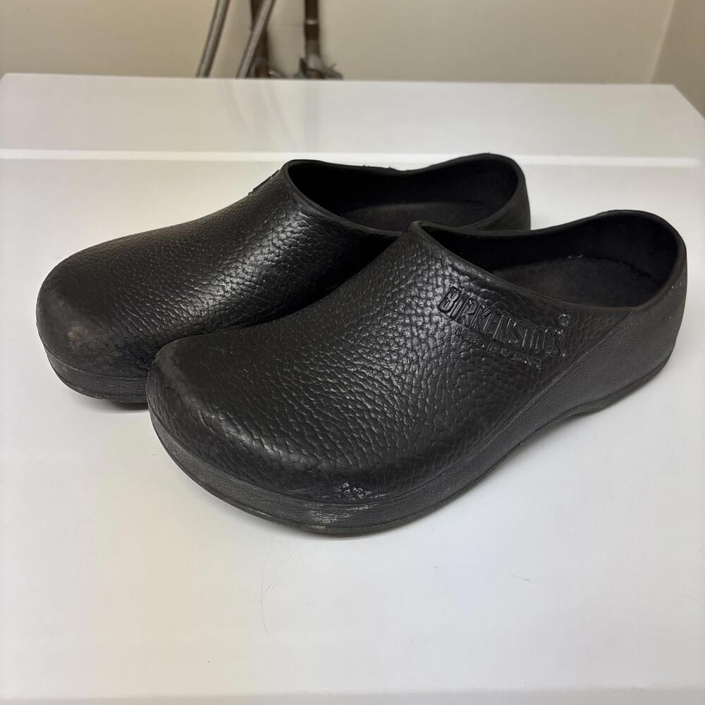 Birkenstock Clog Super-Birki Black 44/M11 Slip Resistant Comfort Shoe